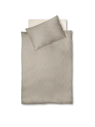 FLEURESSE | Satin Bettwäsche 70x90cm/140x220cm MODERN LIFE B Stone | camel